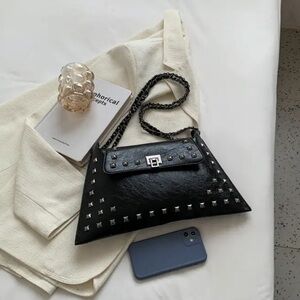 Punk Style Rivet Shoulder Bag
